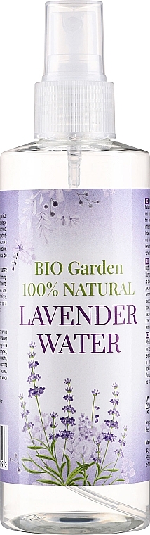Натуральна лавандова вода - Bio Garden 100% Natural Lavender Water — фото N1