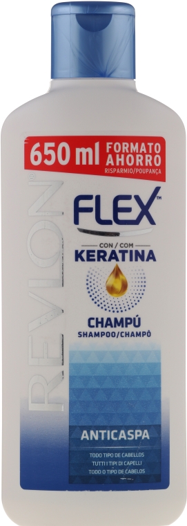 Шампунь против перхоти - Revlon Flex Keratin Anti-Dandruff Shampoo — фото N3