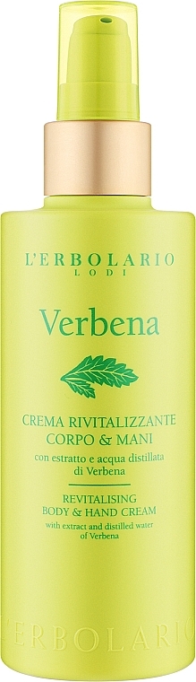 L'erbolario Verbena - Парфумований крем для тіла та рук — фото N1