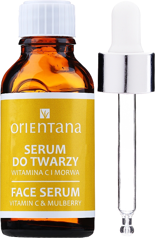 Сироватка для обличчя - Orientana Vitamin C & Mulberry Face Bio Serum — фото N2