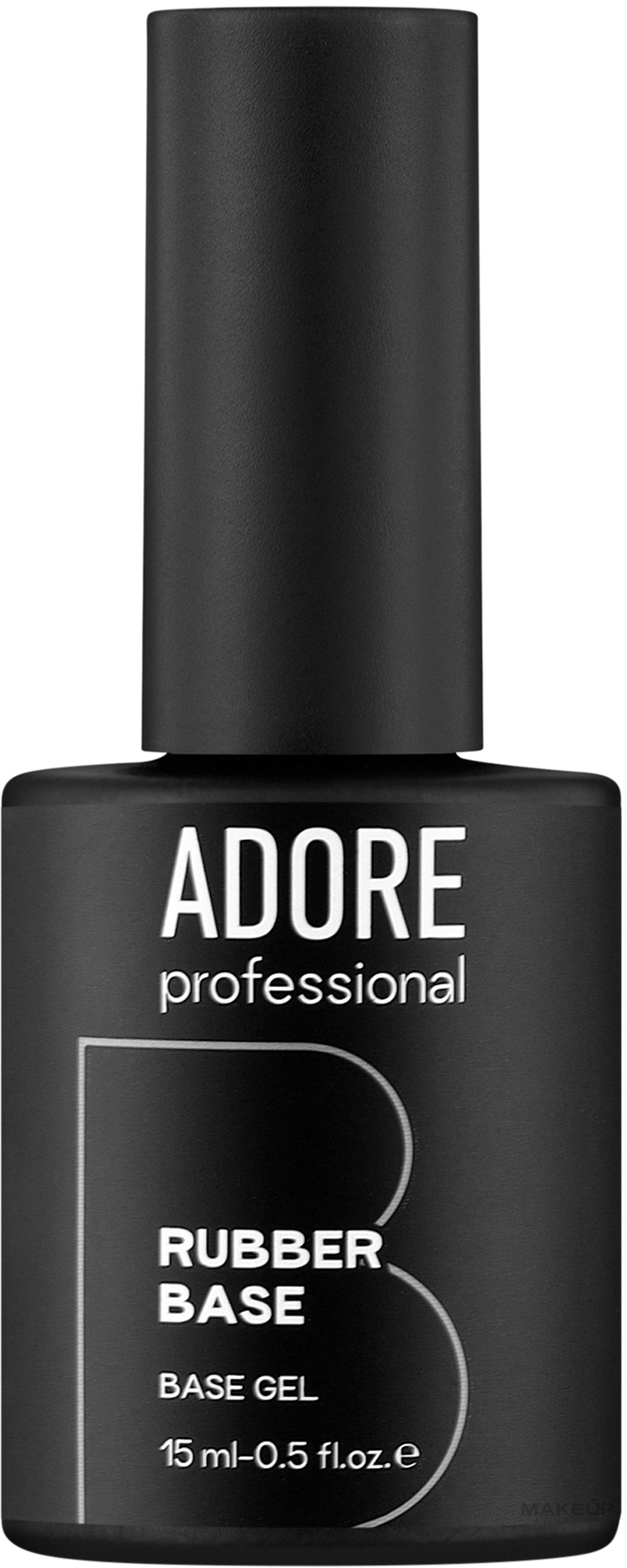 Каучукова база для нігтів, із пензликом - Adore Professional Rubber Base — фото 15ml