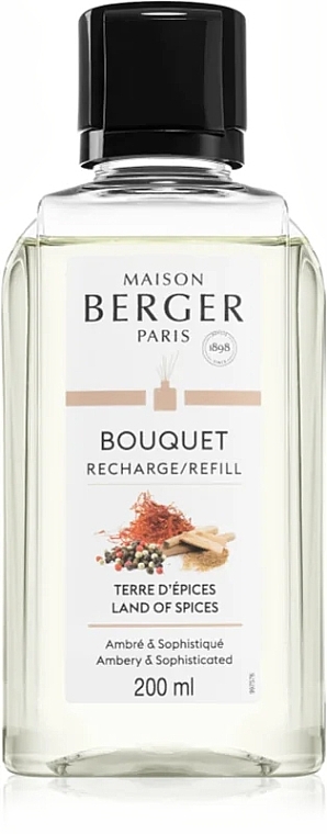 Рефил для аромадиффузора - Maison Berger Land Of Spices Reed Diffuser Refill — фото N1