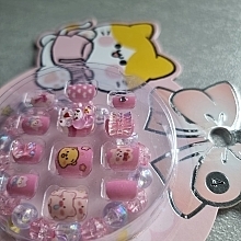 Накладные самоклеящиеся ногти для детей с браслетом, 932 - Deni Carte Tipsy Kids  — фото N5