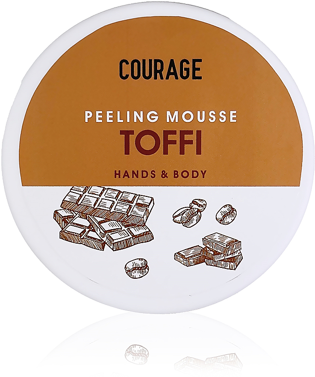 Пилинг-мусс для тела "Тоффи" - Courage Hands&Body Toffi Peeling Mousse  — фото N2