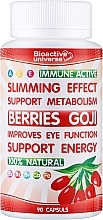Ягоды годжи в капсулах для похудения, энергии, иммунитета - Bioactive Universe Immune Berries Goji — фото N3
