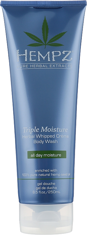 Нежный увлажняющий крем-гель для душа тройного действия - Hempz Triple Moisture Body Wash