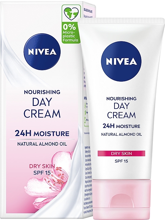 Живильний денний крем SPF15 "Інтенсивне зволоження 24 години" - NIVEA Nourishing Day Cream