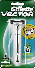 Духи, Парфюмерия, косметика Бритва с 1 сменной кассетой - Gillette Vector Shaving Razor