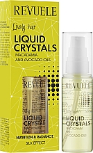 Жидкие кристаллы для волос - Revuele Lively Hair Liquid Crystals With Macadamia and Avocado Oils — фото N2
