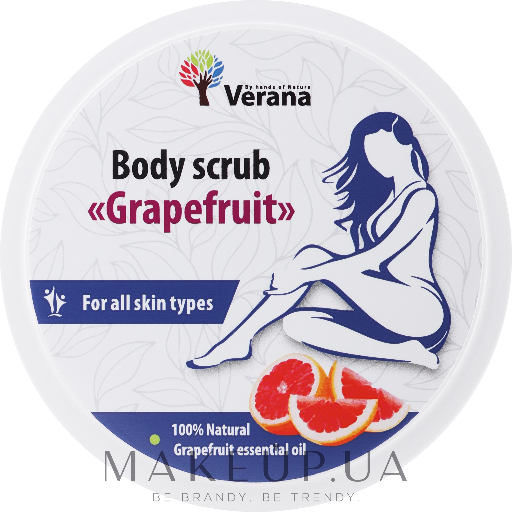Скраб для тіла "Грейпфрут" - Verana Body Scrub Grapefruit — фото 800g