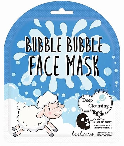 Маска для обличчя "Глибоке очищення" - Look At Me Bubble Bubble Face Mask — фото N1