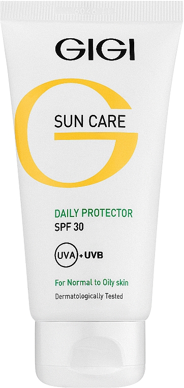 Защитный крем для нормальной и жирной кожи - Gigi Sun Care Daily Protector Spf 30 Oily Skin — фото N3