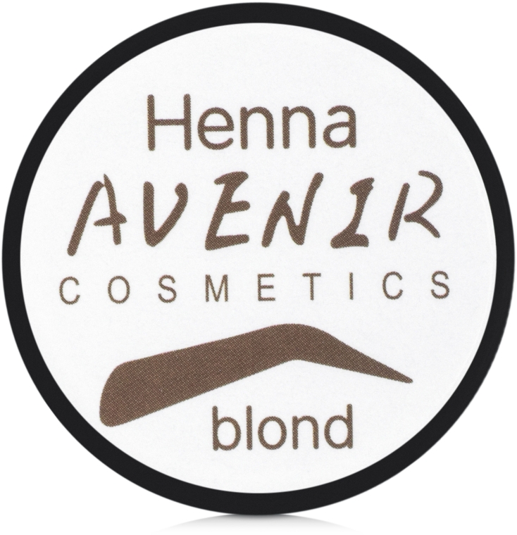 Индийская хна для покраски бровей и био-тату - Avenir Cosmetics Henna — фото N2