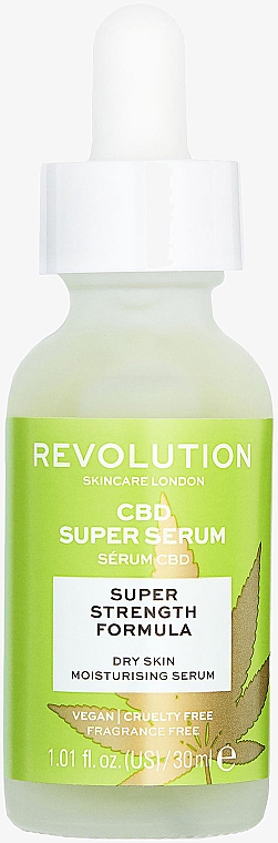 Зволожувальна сироватка для обличчя - Revolution Skincare CBD Super Serum — фото N1
