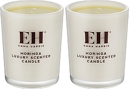 Набор из двух ароматических свечей с морингой - Emma Hardie Moringa Luxury Scented Candle Duo (candle/2x75g) — фото N2