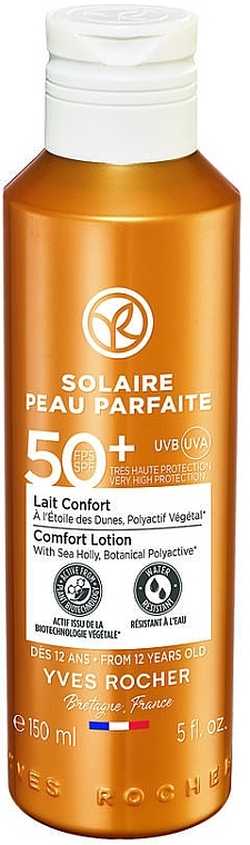 Сонцезахисне молочко для тіла з екстрактом морської ламінарії з SPF50 - Yves Rocher Comfort Sun Protection Body Milk SPF 50 — фото N1