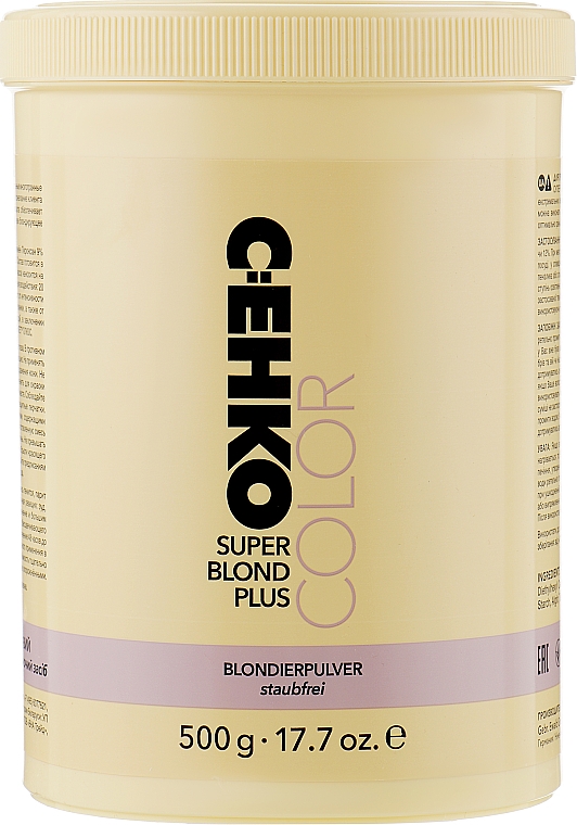 Порошок для освітлення волосся "Суперблонд Плюс" - C:EHKO Color Super Blond Plus Color Cocktail — фото N1