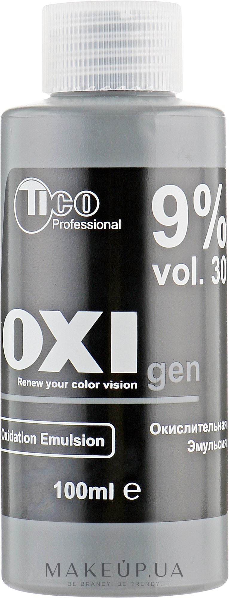 Окислювальна емульсія для інтенсивної крем-фарби Ticolor Classic 9% - Tico Professional Ticolor Classic OXIgen — фото 100ml
