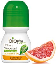 Духи, Парфюмерия, косметика Шариковый дезодорант "Грейпфрут" - Biopha Organic Deodorant Roll-on Grapefruit