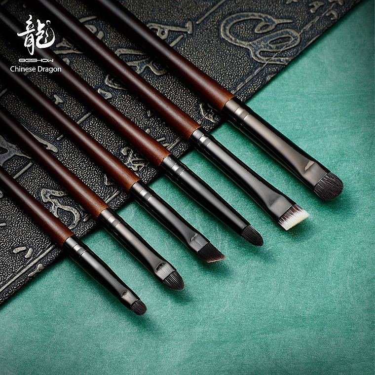 Набір пензлів для макіяжу, 20 шт. - Eigshow Beauty Chinese Dragon Ebony Professional — фото N2