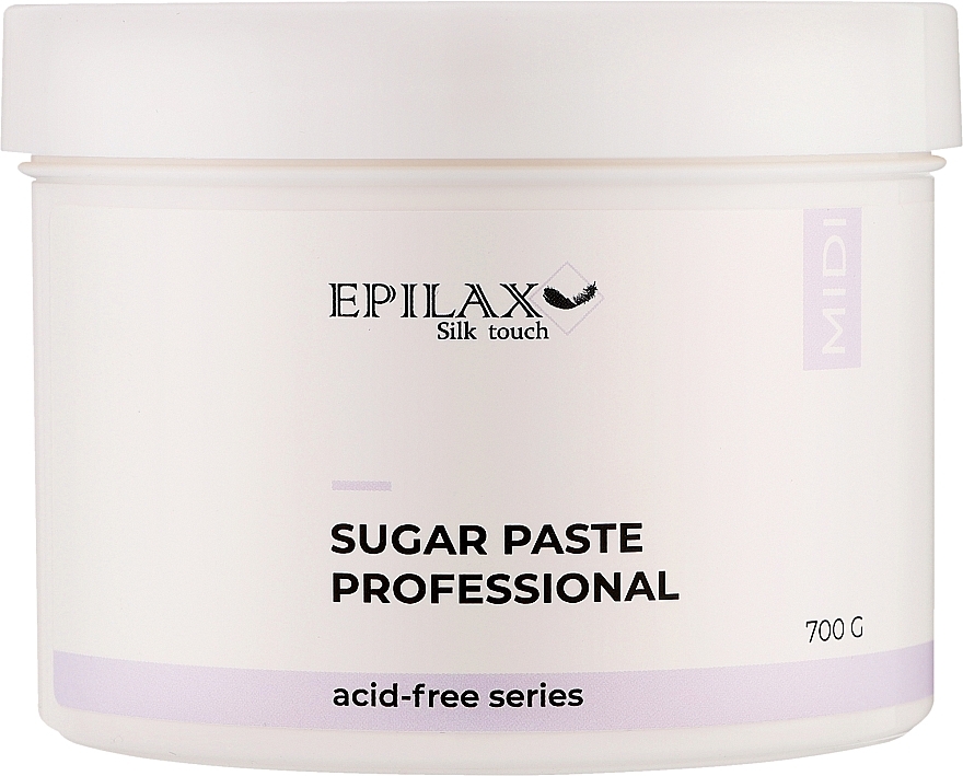 Сахарная паста для шугаринга бескислотная "Midi" - Epilax Silk Touch Sugar Paste Professional Acid-Free Series — фото N1