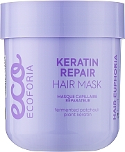 Духи, Парфюмерия, косметика Маска для волос - Ecoforia Hair Euphoria Keratin Repair Hair Mask
