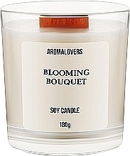 Парфумерія, косметика УЦІНКА Ароматична свічка у склянці "Blooming Bouquet" - Aromalovers *