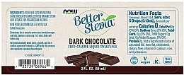 Підсолоджувач зі стевії "Темний шоколад" - Now Foods Better Stevia Liquid Dark Chocolate — фото N2