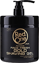 Духи, Парфюмерия, косметика Гель для бритья - Red One Professional Men Face Fresh Shaving Gel Gold