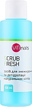 Средство для обезжиривания ногтей - ViTinails Scrub Fresh — фото N1