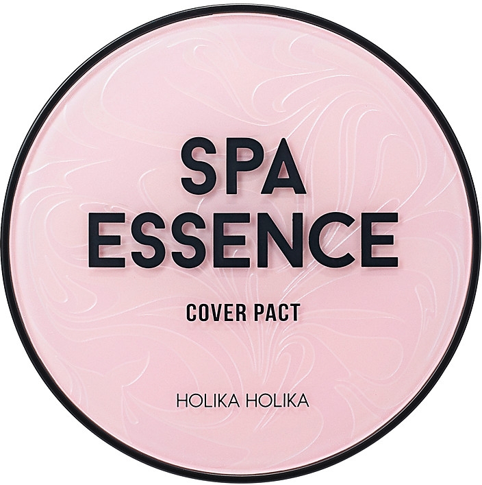 Маскувальний компактний крем із запасним блоком - Holika Holika Spa Essence Cover Pact — фото N1