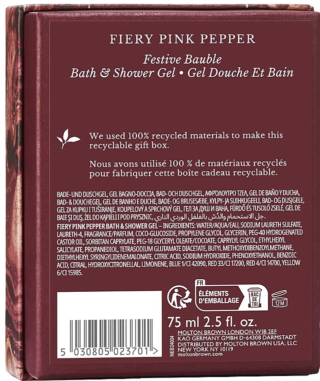 Molton Brown Fiery Pink Pepper - Гель для душа — фото N3