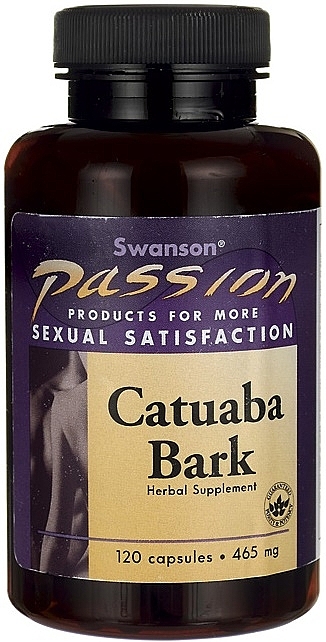 Харчова добавка "Кора дерева катуаба", 465 мг - Swanson Catuaba Bark — фото N3