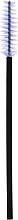 Набір щіточок для брів і вій CS25W, чорна ручка, білий, 10 шт. - Cosmo Shop — фото N2
