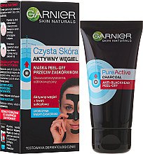 Маска-плівка проти чорних цяток "Чиста шкіра актив з вугіллям" - Garnier Skin Naturals — фото N4