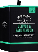 Парфумерія, косметика Scottish Fine Soaps Men's Grooming Vetiver & Sandalwood - Набір (edt/50ml + sh/gel/75ml + ash/balm/75ml)