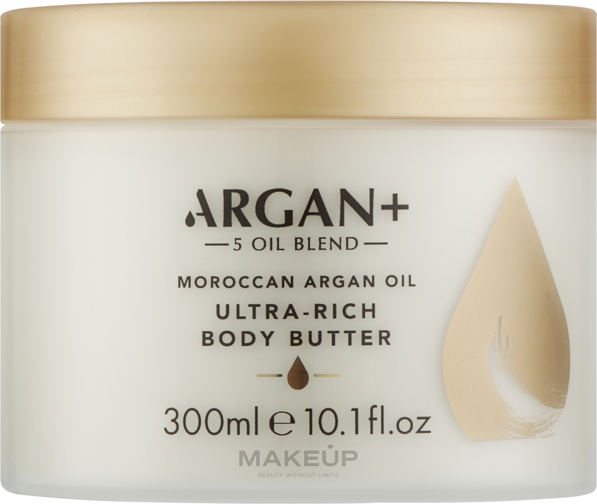 Масло для тіла - Argan+ Argan Oil infused Ultra Rich Body Butter — фото 300ml