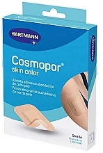 Парфумерія, косметика Пластир, розмір 10x8 см, 5 шт. - Hartmann Cosmopor Skin Color