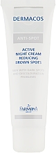 Нічний крем для обличчя проти пігментації - Farmona Dermacos Anti-Spot Active Night Cream  — фото N2