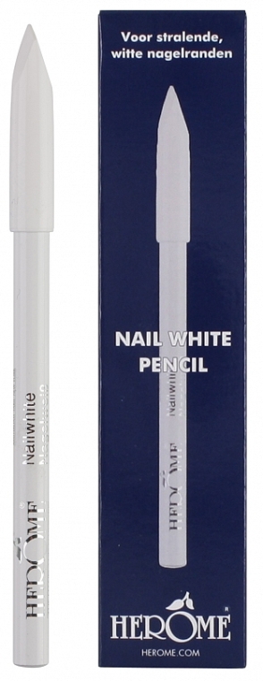 Олівець для нігтів - Herome Nail White Pencil — фото N1