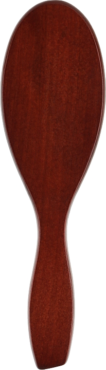 Щетка для волос CS346 деревянная ручка, темно-коричневая - Cosmo Shop — фото N2