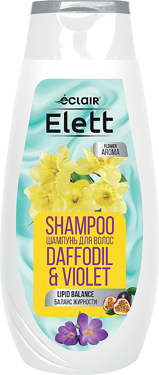 Шампунь для волосся - Eclair Elett Shampoo Daffodil & Violet — фото N1