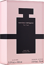 Духи, Парфюмерия, косметика Narciso Rodriguez For Her - Набор (edt/100ml + body/cr/75ml)