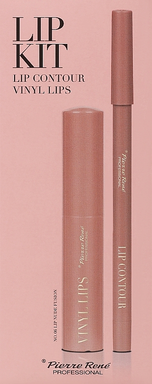 Набор для макияжа губ - Pierre Rene Lip Kit (lip/pencil/1.4g + lipstick/8ml) — фото N5