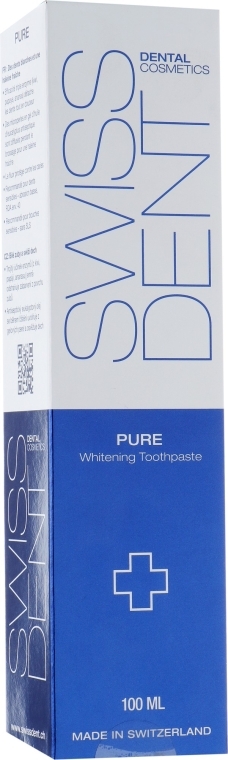 Отбеливающая зубная паста с освежающими капсулами - SWISSDENT Pure Whitening Toothpaste — фото N4