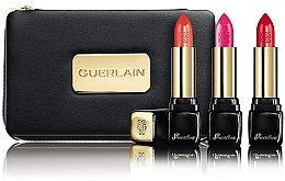 Парфумерія, косметика Набір - Guerlain (lipstick/3x3.5g + pouch)