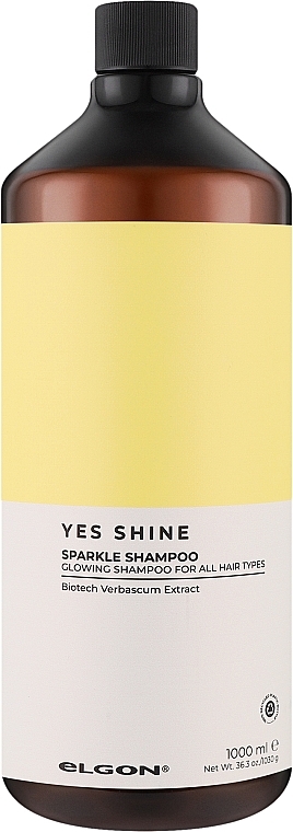 Шампунь для блеска волос - Elgon Yes Shine Sparkle Shampoo — фото N3