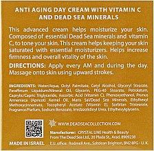 Денний крем проти зморшок - Dead Sea Vitamin C Day Cream — фото N3