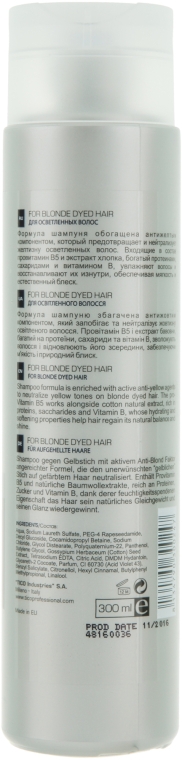 Шампунь для освітленого волосся - Tico Professional Expertico Silver Balance Shampoo — фото N2