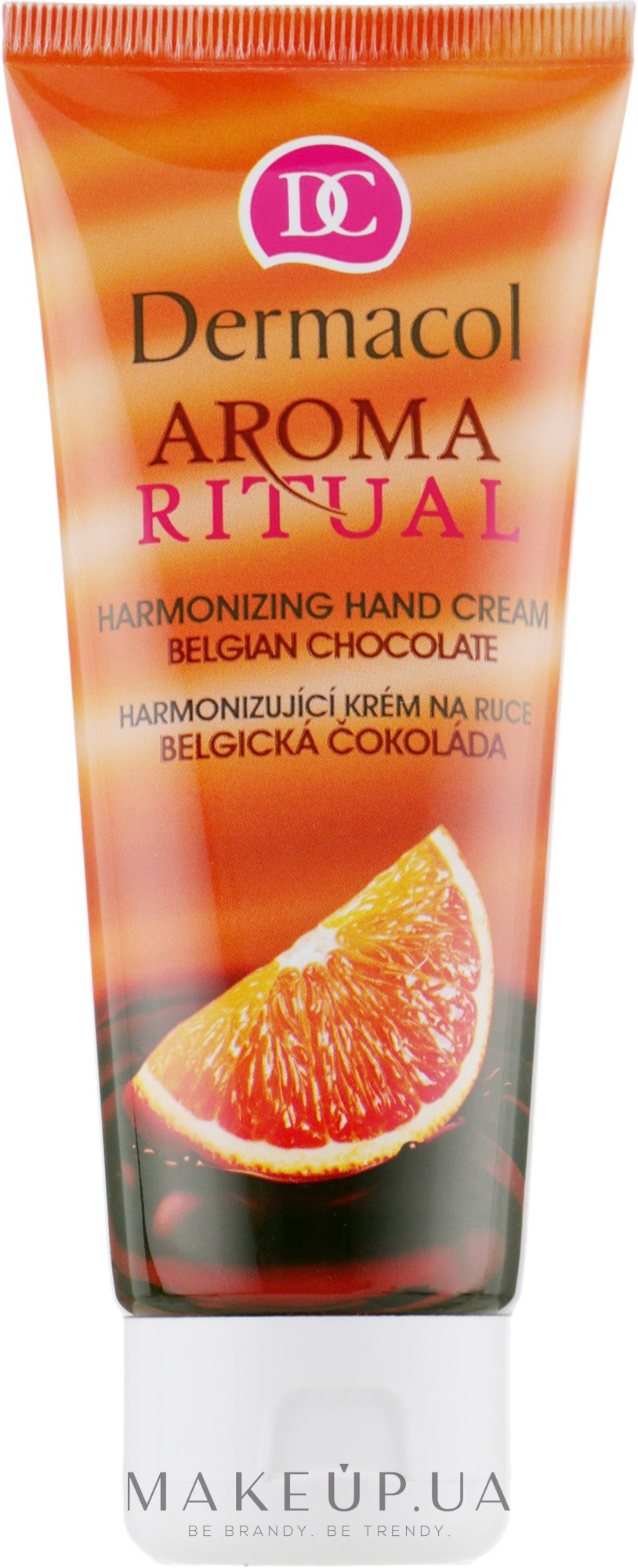 Крем для рук регенерирующий "Бельгийский шоколад" - Dermacol Aroma Ritual Harmonizing Hand Cream — фото 100ml